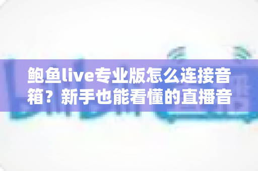 鲍鱼live专业版怎么连接音箱?新手也能看懂的直播音响连接全攻略与音质优化指南 鲍鱼live专业版怎么连接音箱?新手也能看懂的直播音响连接全攻略与音质优化指南