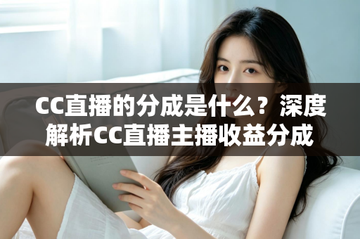 CC直播的分成是什么？深度解析CC直播主播收益分成机制与赚钱攻略
