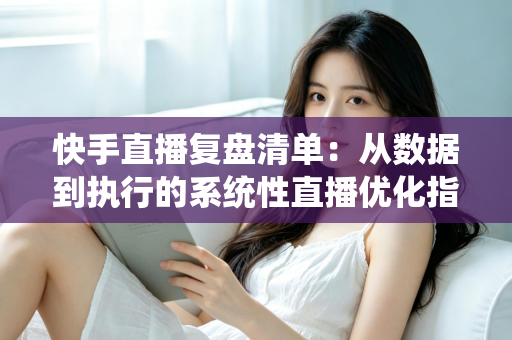 快手直播复盘清单：从数据到执行的系统性直播优化指南