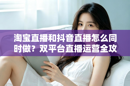 淘宝直播和抖音直播怎么同时做？双平台直播运营全攻略：吃透平台差异、排班策略与团队配置，实现流量销量双增长