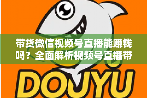带货微信视频号直播能赚钱吗？全面解析视频号直播带货的赚钱机会、变现模式与实战策略